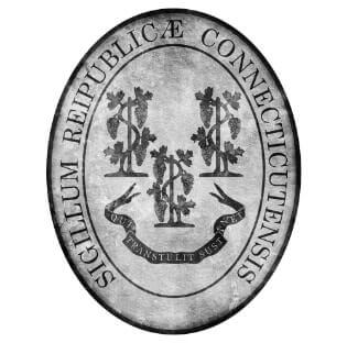 Stewart Lee Karlin Law Group PC State Seal of Connecticut - Black and White