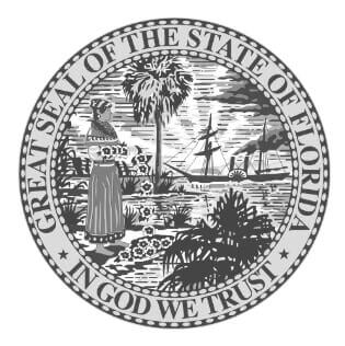 Stewart Lee Karlin Law Group PC State Seal of Florida - Black and White