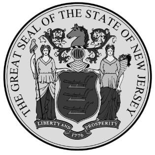 Stewart Lee Karlin Law Group PC State Seal of New Jersey - Black and White