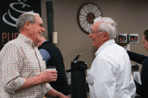 A couple of employees discussing age discrimination.