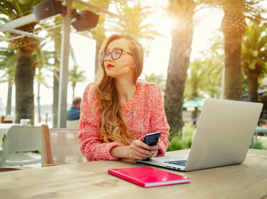 Concerned woman in Florida reviewing denied employee benefits, symbolizing ERISA preemption of state protections
